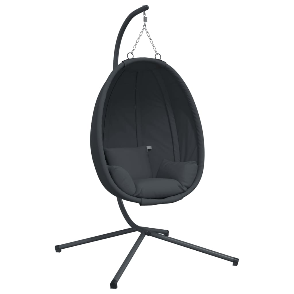 Hanging Egg Chair With Stand Fabric And Steel