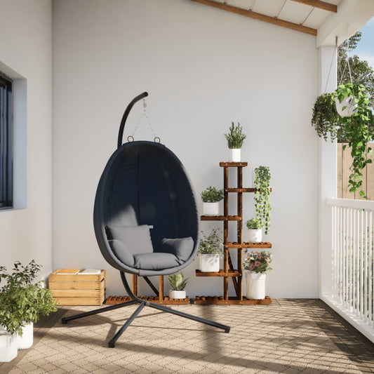 Hanging Egg Chair With Stand Fabric And Steel