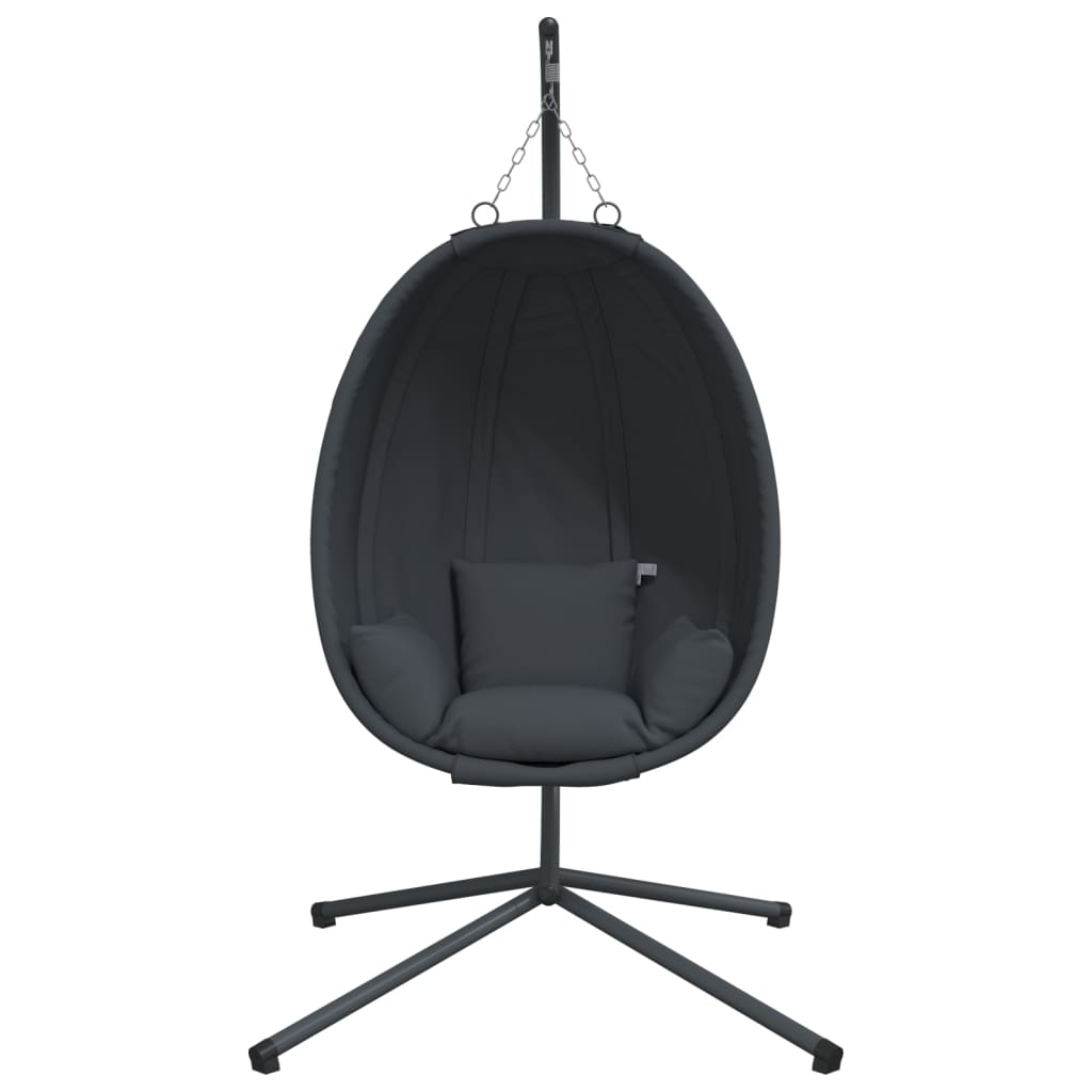Hanging Egg Chair With Stand Fabric And Steel