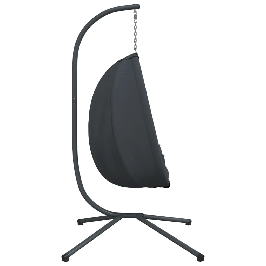 Hanging Egg Chair With Stand Fabric And Steel