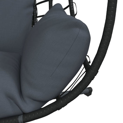 Hanging Egg Chair With Stand Rattan And Steel